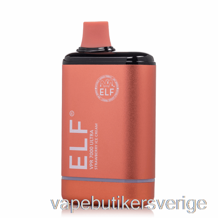 Vape Sverige Elf Vpr 7000 Ultra Disponibel Jordgubbsglass